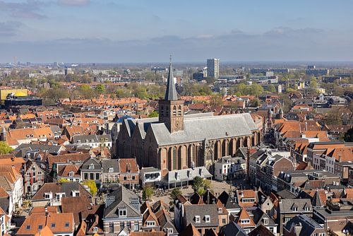 Amersfoort van boven: focus op de Sint-Joris