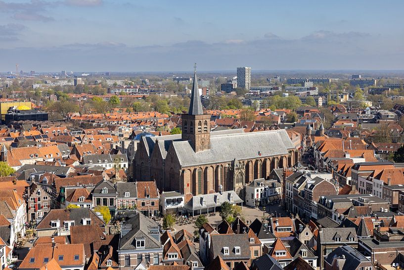 Amersfoort from above: focus on the Sint-Joris by Thijs Schouten