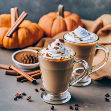 Een voorproefje van de herfst Pumpkin Spice Latte Delight van Laly Laura