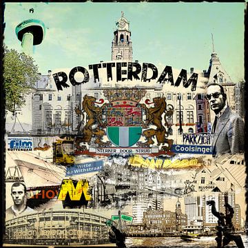 Rotterdam Collage van Rene Ladenius Digital Art