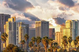 Downtown San Diego and a Dramatic Sky by Joseph S Giacalone Photography
