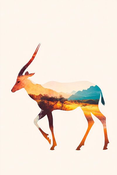 Landscape in the animal by Poster Art Shop