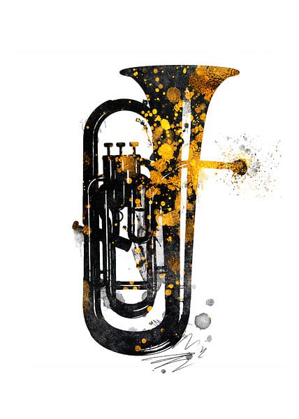Tuba nusic instrument art #tuba by JBJart Justyna Jaszke