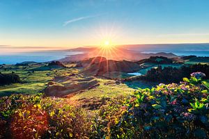 Lever de soleil aux Açores