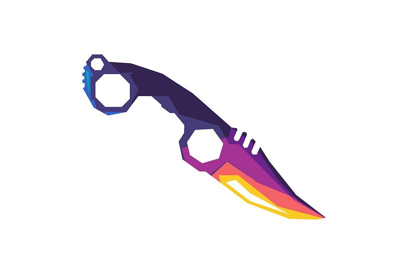 Couteau cool Surfival Popart par Rizky Dwi Aprianda