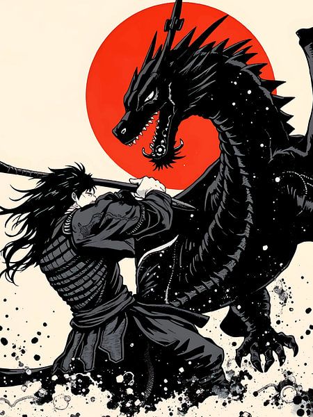 drafin vs samurai by Bovi Okta