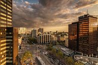 Golden hour in Rotterdam van Ilya Korzelius thumbnail