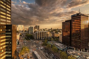 Golden hour in Rotterdam