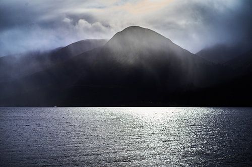 Clouds rolling away, Loch Lochy, Scotland by André Bouterse