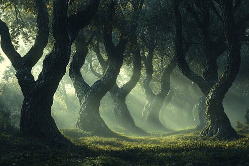 the magical spiritual forest