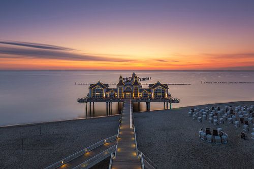 Seebrücke Sellin bei Sonnenaufgang