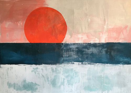 Soleil sur l'eau froide