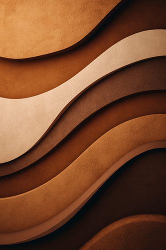 Marmerachtige chocolade- en crèmetinten in verfstructuur