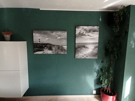 Vuurtoren in zwart-wit