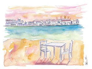 Entspannen auf der herrlichen Insel Mykonos Griechenland
