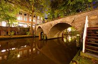 Pont orphelin sur l'Oudegracht à Utrecht par Donker Utrecht Aperçu