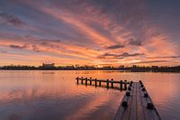 Magical sunrise at the Amstelveense Poel