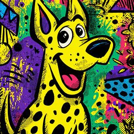 Pop-Art Hund Nr. 2 von Digital Picture Art
