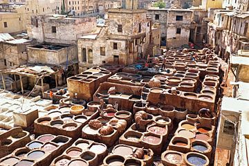 Tannery in Fez Morocco by Eye on You