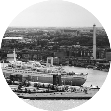 Het SS Rotterdam vanaf de Euromast van MS Fotografie | Marc van der Stelt