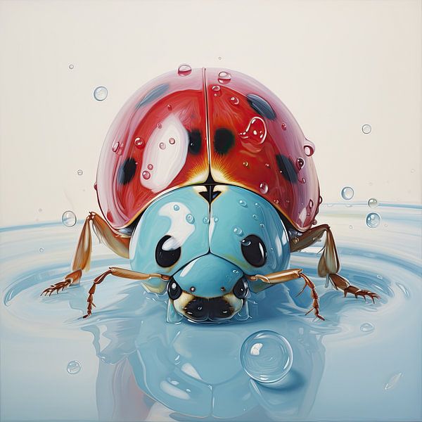 Painting Ladybird by Wonderful Art