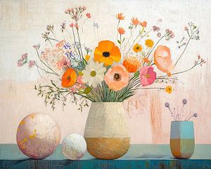 Blumenstrauß in Vase 41.5500
