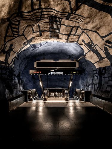 U-Bahn-Station T-Centralen, Stockholm von Jonas Röjestål