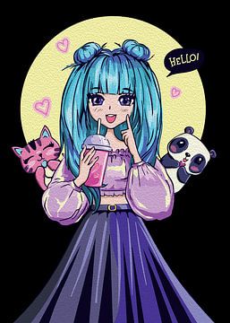 HALLO ANIME KARAKTER 12 van Ramy Salah Hefny