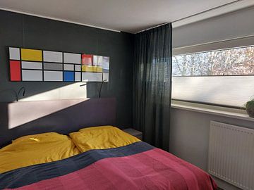 Kundenfoto: Piet Mondrian Hommage XL von Harry Hadders