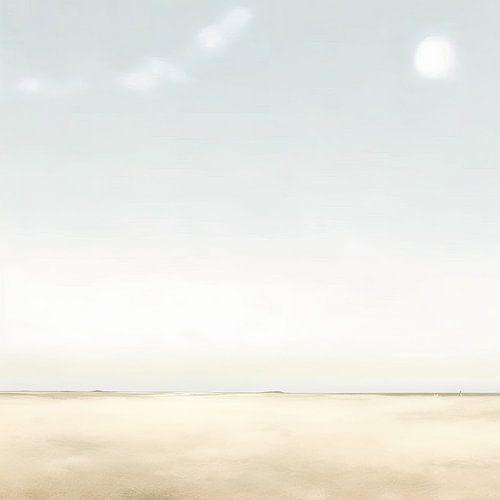 Peinture beige Tranquility's Embrace | Nature