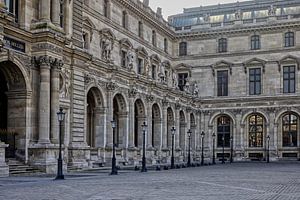 Het Louvre met zijvleugel Pavillon Mollien