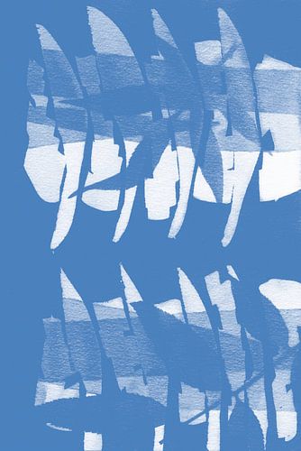 Abstracte Blauwe Vlakken