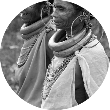 Vrouwen van de Gadaba stam in Odisha, India van Affect Fotografie