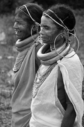 Vrouwen van de Gadaba stam in Odisha, India