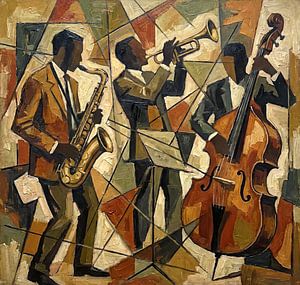 Fragmented Rhythms in Ochre and Jazz