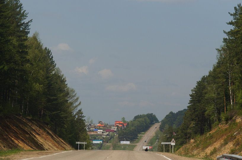 hoogte verschil in de weg van Robert Lotman