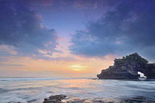 Temple On Rock By The Sea