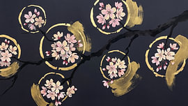 Enso Halo Golden Sakura sur Siti Zuliana