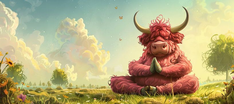 MooMeditation by Eye catching paintings