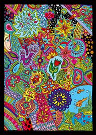 Happy Doodle by Esther  van den Dool