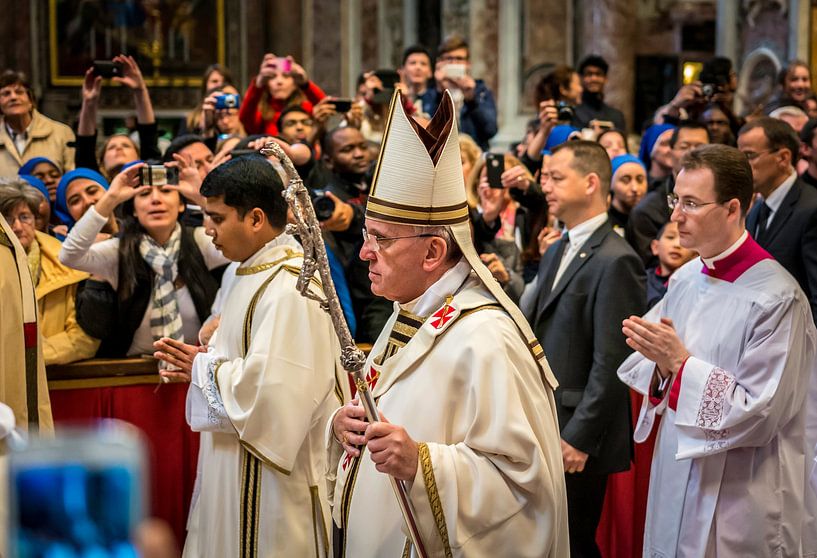 Papst Franziskus 2014 von Luis Emilio Villegas Amador