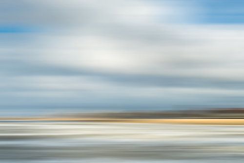 La côte de Scheveningen photographiée depuis la tête du port.