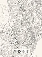 City map Amersfoort - City - Light version - Map