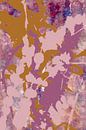 Natural living. Abstract Botanical Leaves Medley. Pink, purple, ocher by Dina Dankers thumbnail