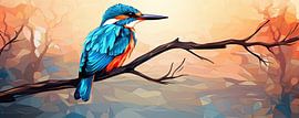 Bird Kingfisher by Eye catching paintings