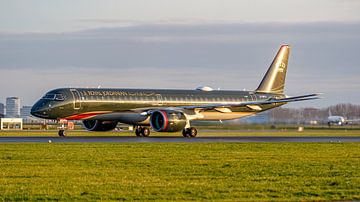 Royal Jordanian Embraer E195-E2. van Jaap van den Berg