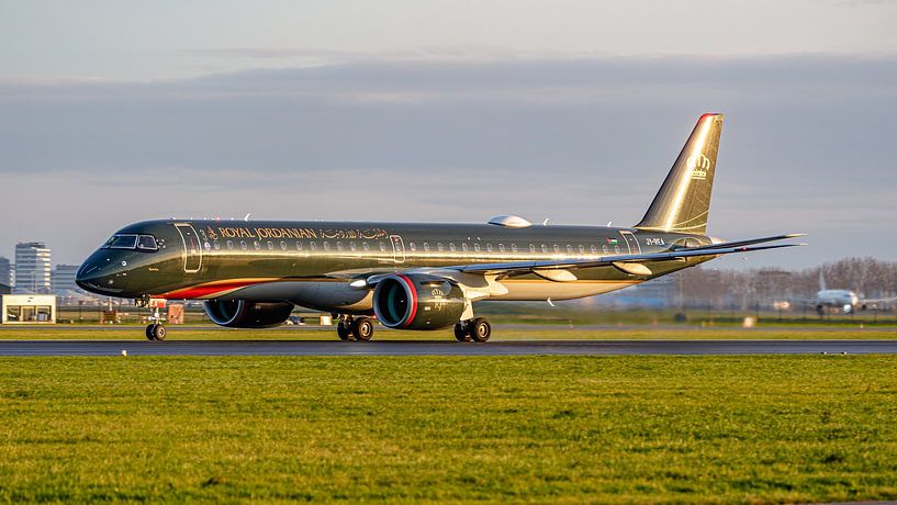 New Royal Jordanian Embraer E195-E2. by Jaap van den Berg