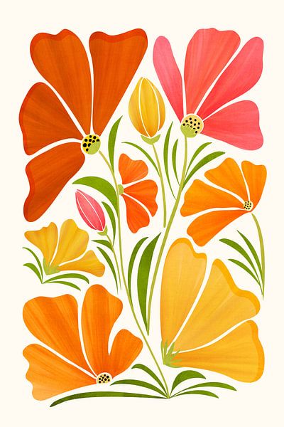 Wilde lente bloem van Kristian Gallagher by The Artcircle