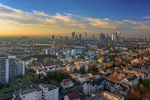 The city of Frankfurt from above by Fotos by Jan Wehnert