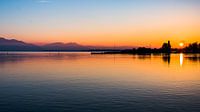 Sonnenuntergang in Seebruck am Chiemsee